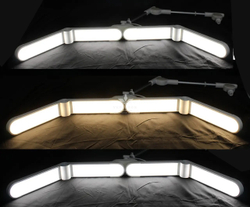 Бестеневая Led лампа для бьюти мастера универсальная F-800F, 36 Вт, белая