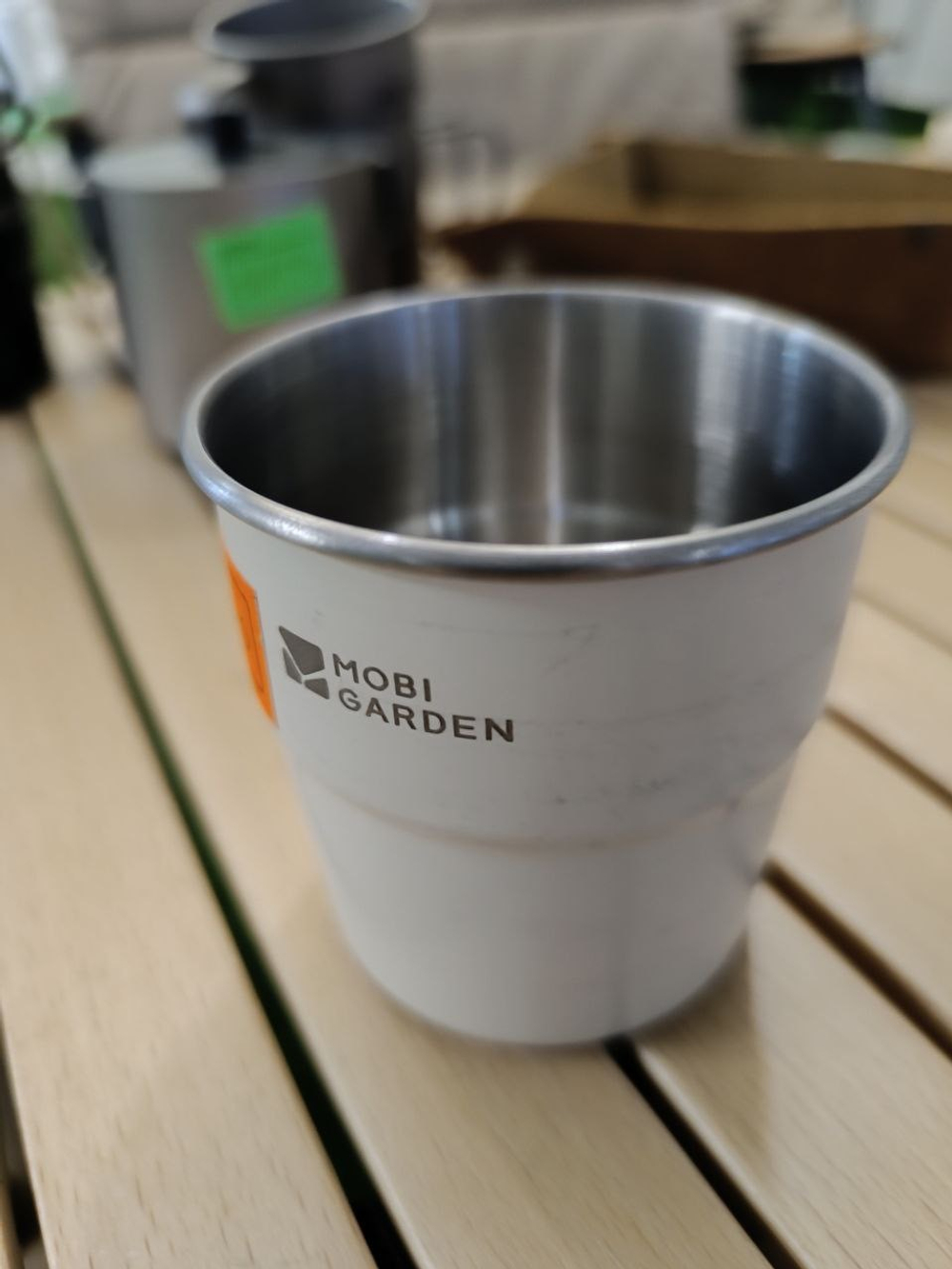 Кружка без ручки Mobi походная белый