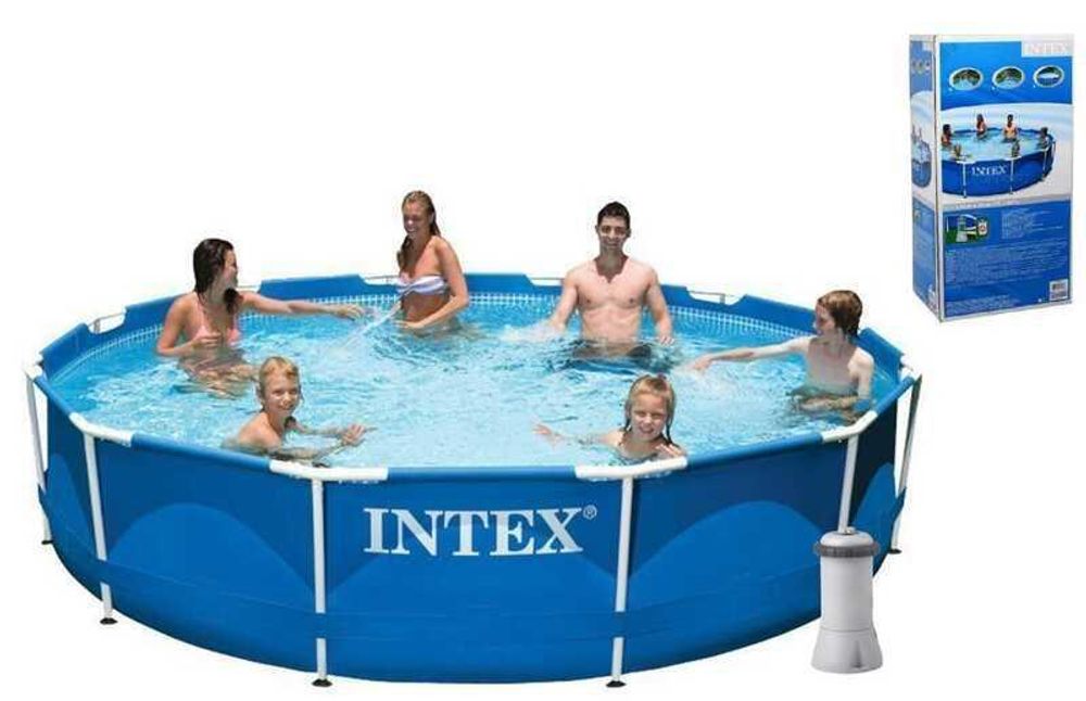 Бассейн каркасный круглый Intex 28212 NP 366х76см, 6503л, с фильтр-насосом 2006 л/час