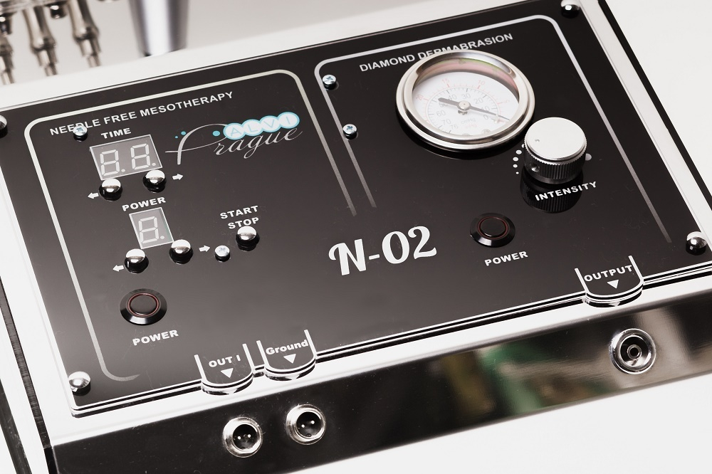 Косметологический аппарат N - 02 («2 в 1» Алмазная микродермабразия+безыгольная мезотерапия)
