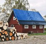 Тент 2х3 от дождя и снега, затеняющий 60г./м2. Ламинированный с кольцами.