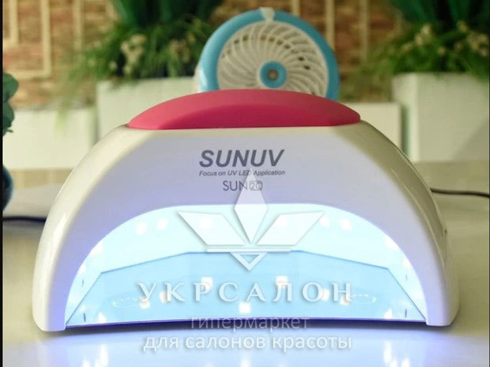Лампа для манікюру LED + UV Sun 2с, нового покоління з кварцовими діодами, 48 Вт
