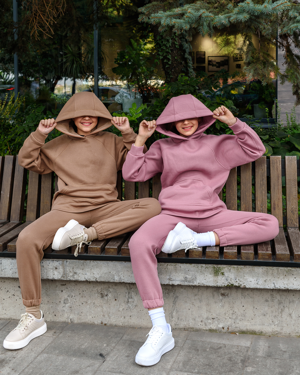 Спортивний костюм футровий бежевий для дівчинки (арт. 5222300201)