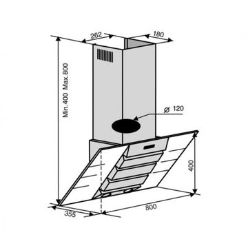 Витяжка VENTOLUX BRAVO 80