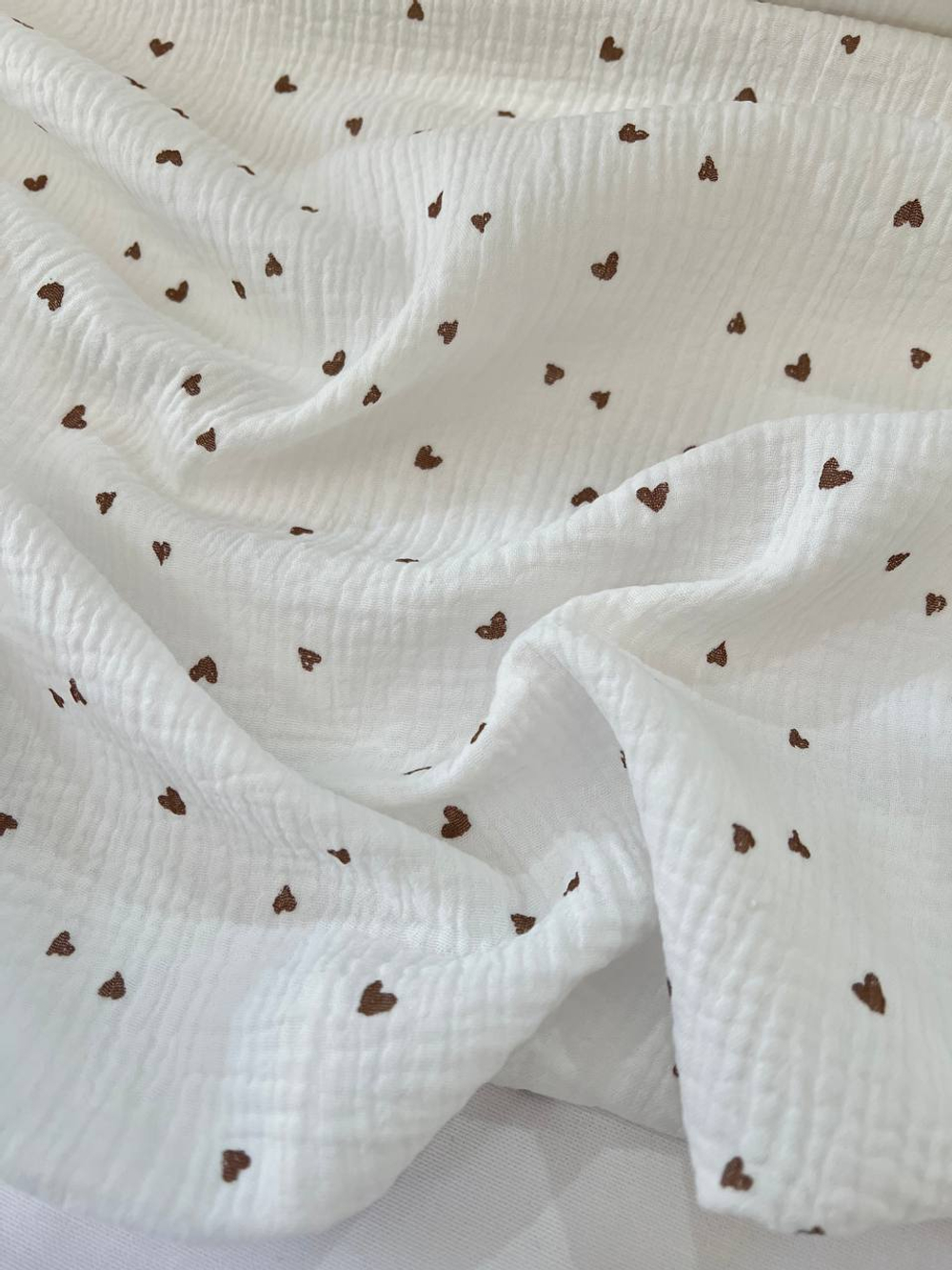 Муслин жатый принт