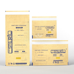 Набір крафт-пакетів 100*200 ProSteril (100 шт) коричневі