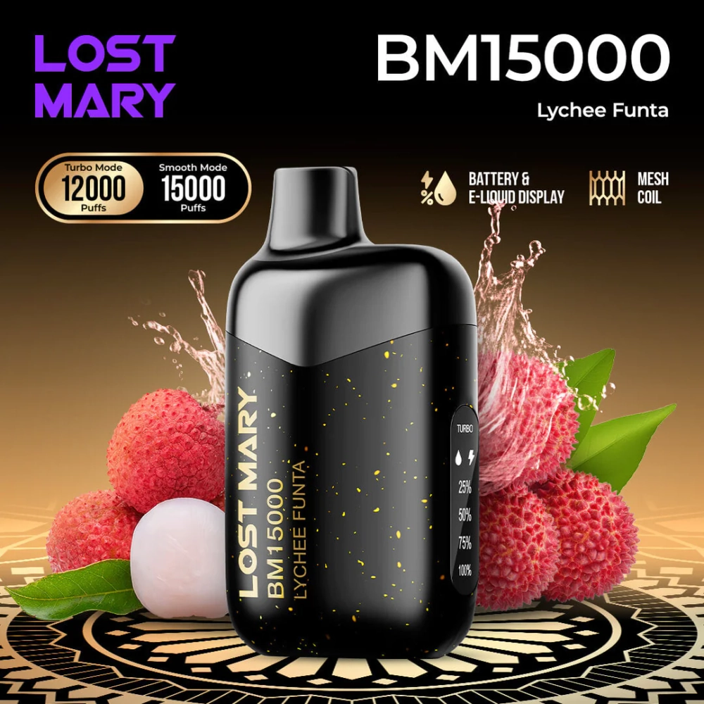 Lost Mary BM15000 - Lychee Funta (2% nic)