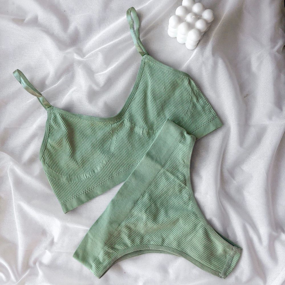 Комплект білизни в рубчик