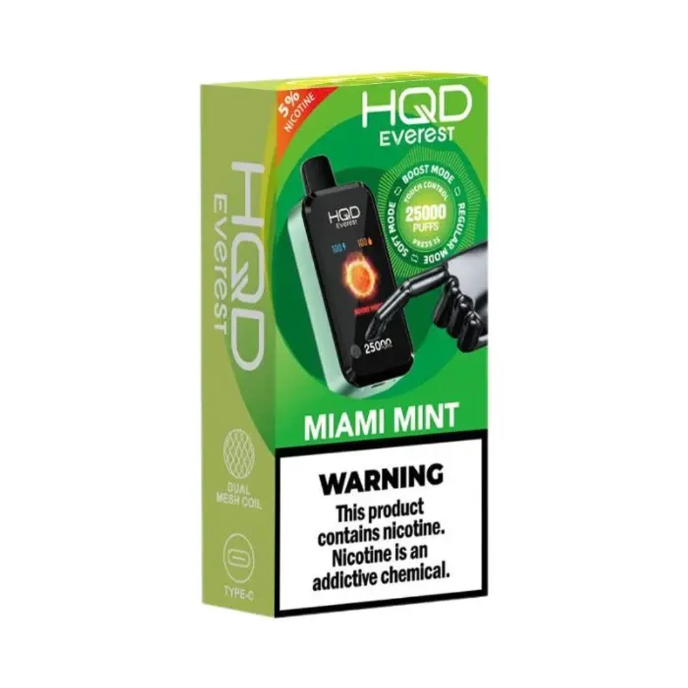 HQD 25000 - Miami Mint (5% nic)