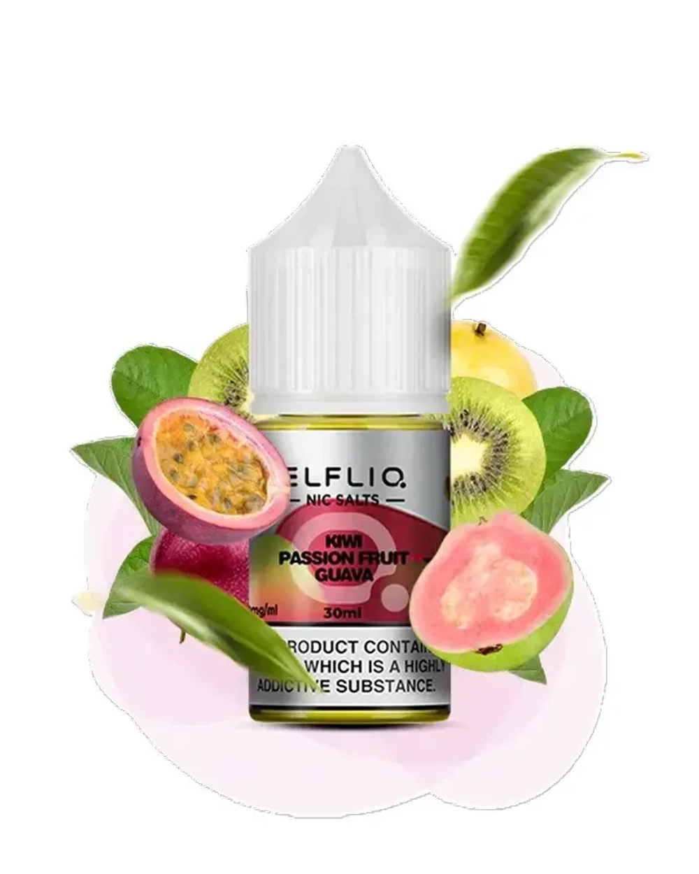 Жидкость ELFLIQ Kiwi Passion Fruit Guava (Ельфлик Киви Маракуйя Гуава) 30 мл/5%
