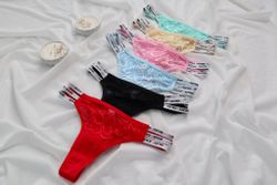 Стрінги з резинками по боках