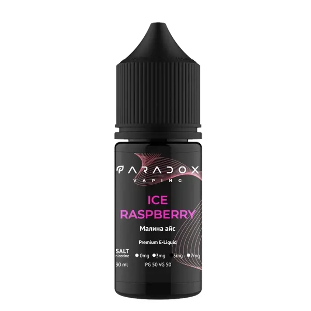 Сольова Рідина Paradox Ice Raspberry 30мл (Парадокс Лід Малина) 30mg | 50mg