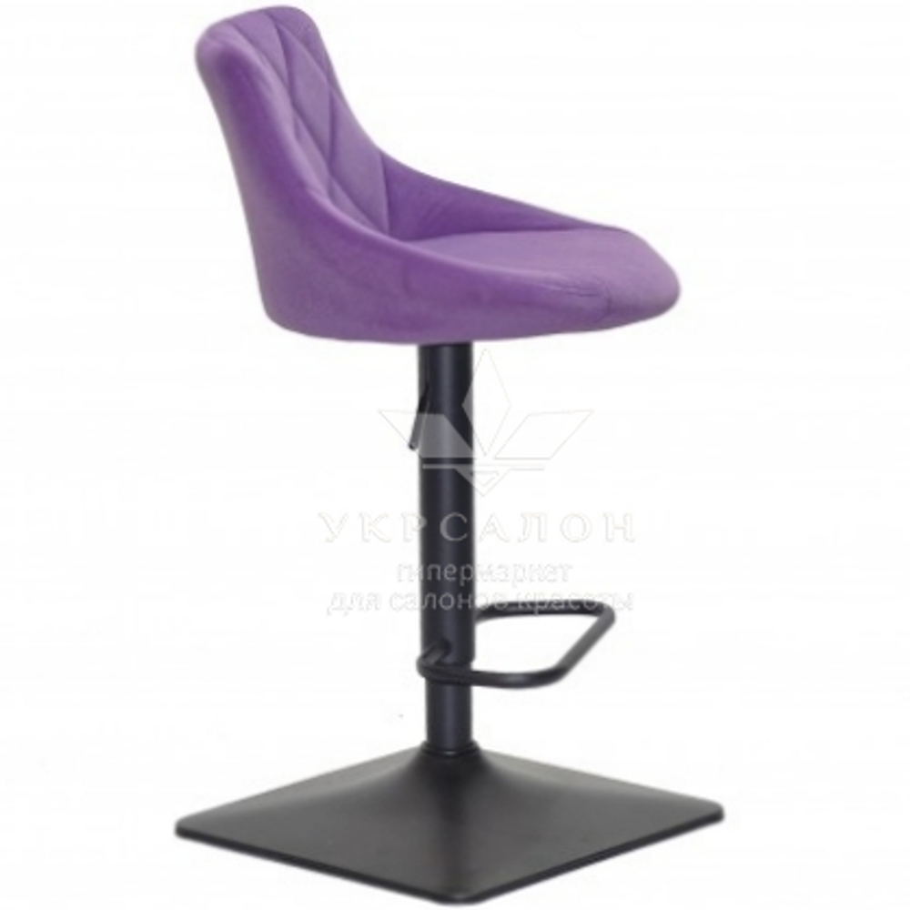 Стільчик для визажу Lari black quadro Velor