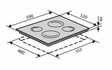 Варильна поверхня електрична VENTOLUX VI 64 TC