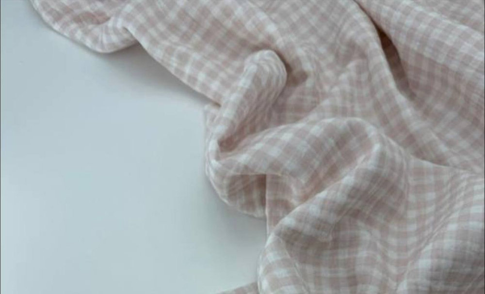 Муслин жатый принт