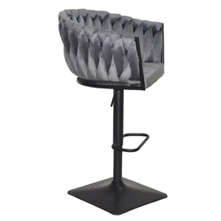 Стільчик для визажу Lolita Velor Black