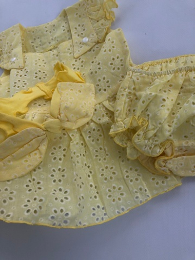 Костюм 3в1: туніка, блумери, пов'язка на голову "Квіточка", батист ТМ "Happy ToT"