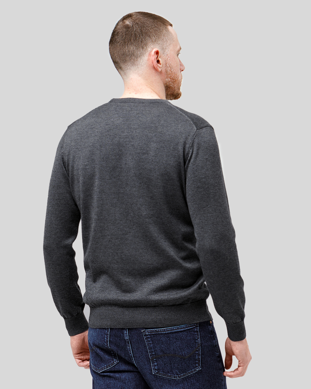 Джемпер чоловічий темно-сірий (арт. 7662300203)