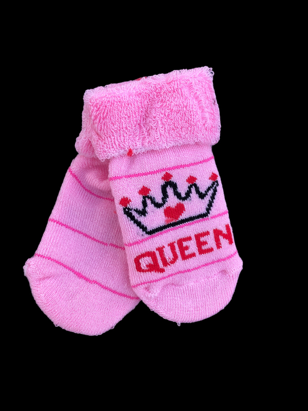 Шкарпетки "Queen", махра ТМ "Baby socks" (0-6 міс)