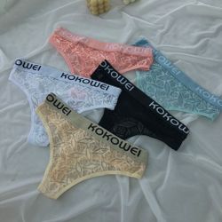 Мереживні трусики з широкою резинкою