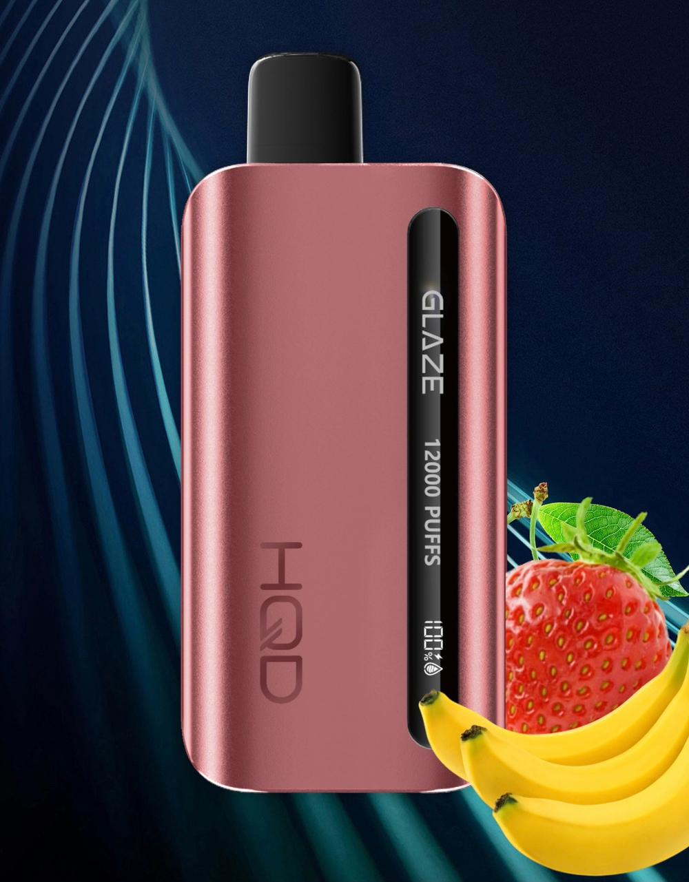 HQD Glaze 12000 - Strawberry Banana 5%
