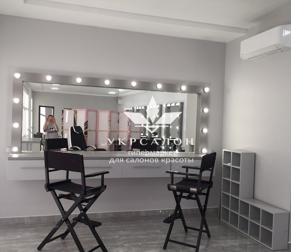 Складной стул для визажа Apolo 5 black