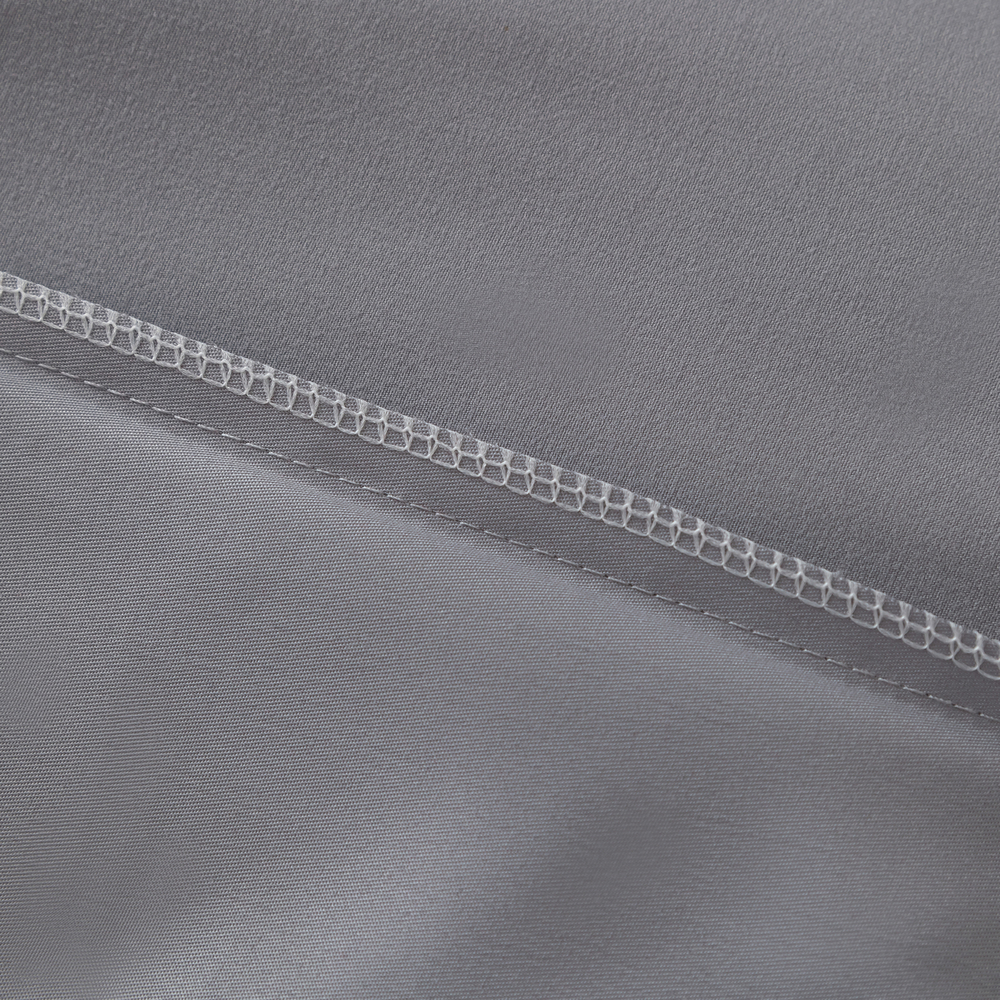 Комплект постельного белья Однотонный Сатин Вышивка CH042