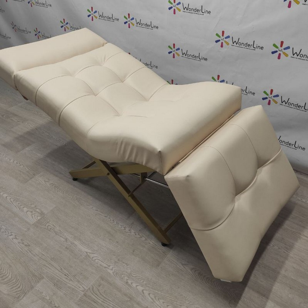 Анатомічна кушетка Tertio 2 Gold для лешмейкерів та бровістів