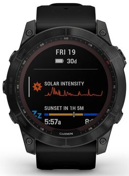 Cмарт-годинник Garmin Fenix 7X Sapphire Solar Black DLC Titanium with Black Band (010-02541-22/23) [67894]