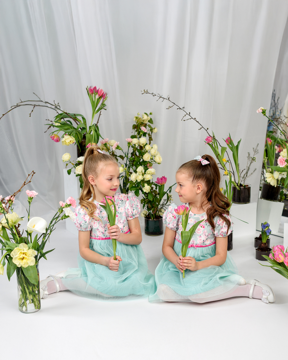 Сукня м'ятного кольору для дівчинки (арт. 3822500307)