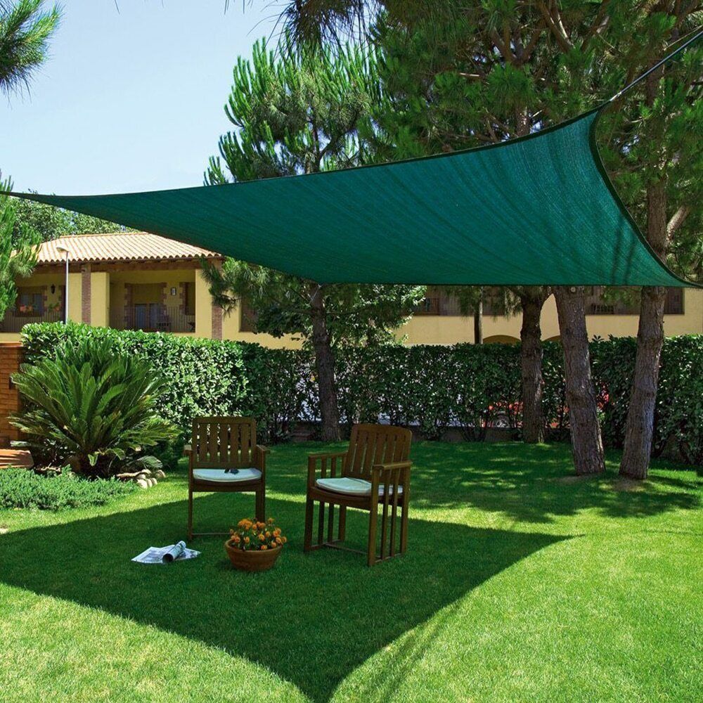 Затеняющая сетка 3х4 (95%) с кольцами. Усиленные края