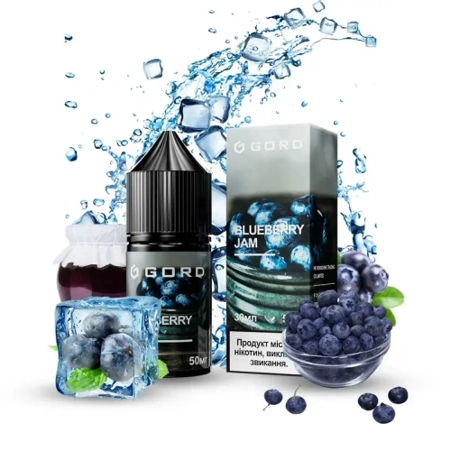 Сольова Рідина Gord Blueberry Jam (Горд Чорничний Джем) 30ml 50mg
