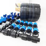 Набор для капельного полива "START Professional 400м". Капельная лента, краники, заглушки, ремонтники.