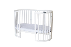 Детская кроватка-трансформер Ingvart Smart Bed 9 в 1 Round (72*72) со звездочками
