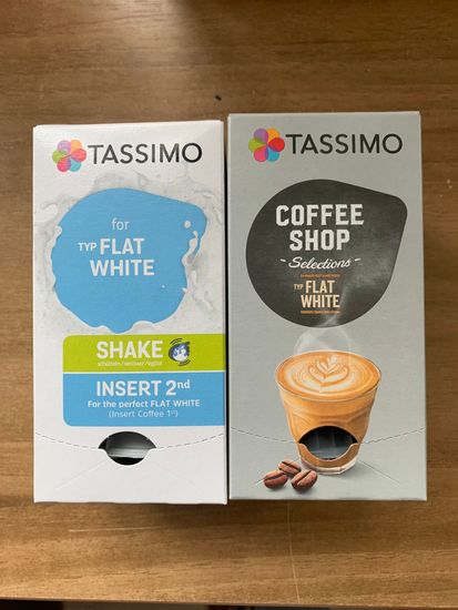 Капсули без упаковок Tassimo Flat White 16 шт