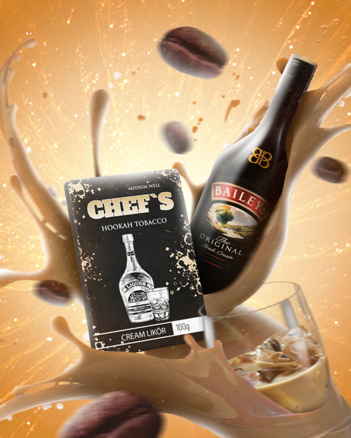 Тютюн для кальяну Chef's Cream Likör (Бейліс) 40 | 100g