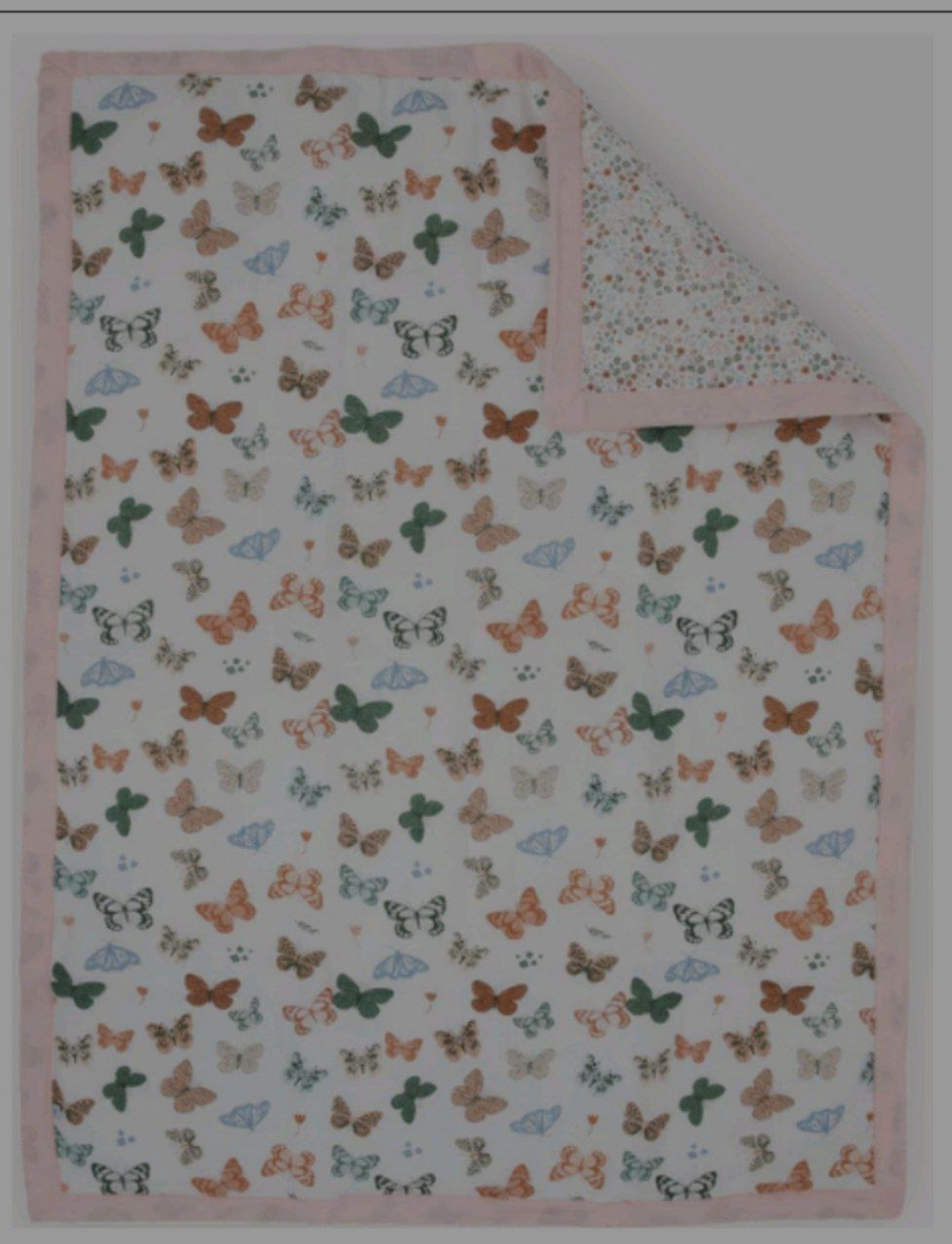 Детское одеяло бабочки