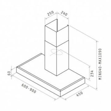 Витяжка ELICA SPOT NG H6 IX A/60