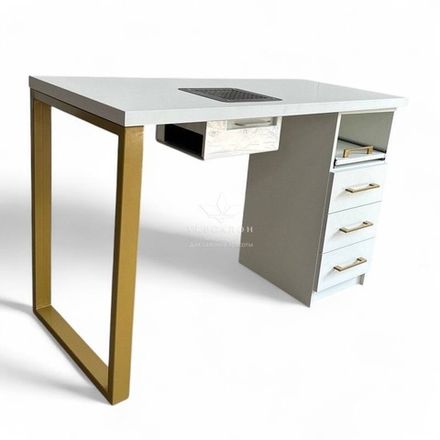 Манікюрний стіл Mark SM-100 з витяжкою та металевою ніжкою