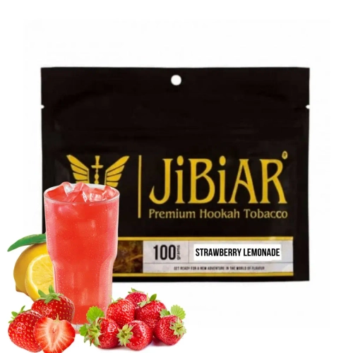 Табак Jibiar Strawberry Lemonade (Джибиар Клубничный Лимонад) 100g (срок годности истек)