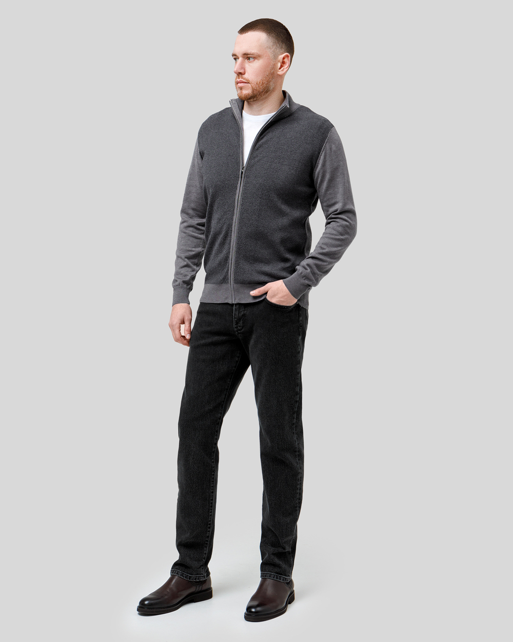 Джинси чоловічі Regular Fit сірі (арт. 8862300401)