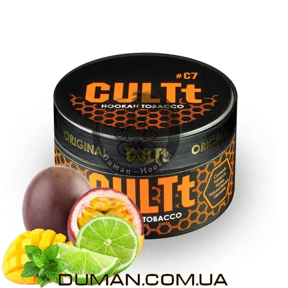 CULTt C07 Lime, Mint, Passion Fruit, Mango (Культ Лайм Мята Маракуйя Манго) 100g