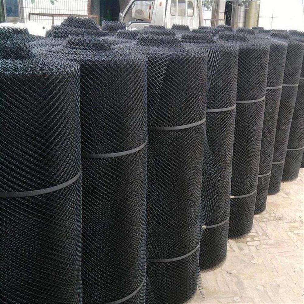 Заборы садовые пластиковый черный сота (ромб) 1,2м Х 30м (ячейка 6Х8 мм)