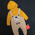 Напівкомбінезон з регланом "Bear", трьохнитка з начосом ТМ "Murat Baby" (68 см)