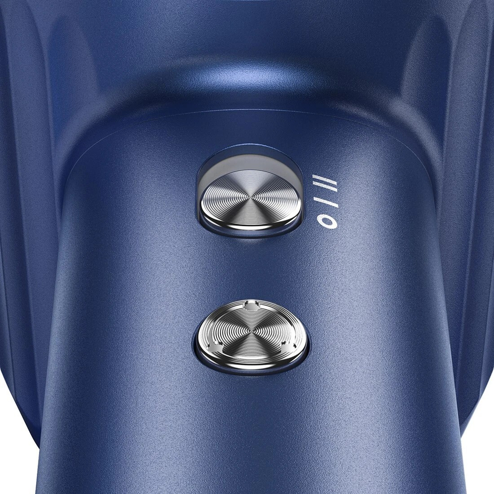 Фен Laifen Retro профессиональный с ионизацией, 2 насадки, синий