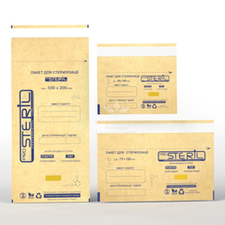 Набор коричневых крафт-пакетов 75*100 мм ProSteril (100 шт)