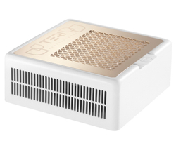 Настольная маникюрная вытяжка с HEPA фильтром Teri Turbo M, цвет белый (сетка золотая)