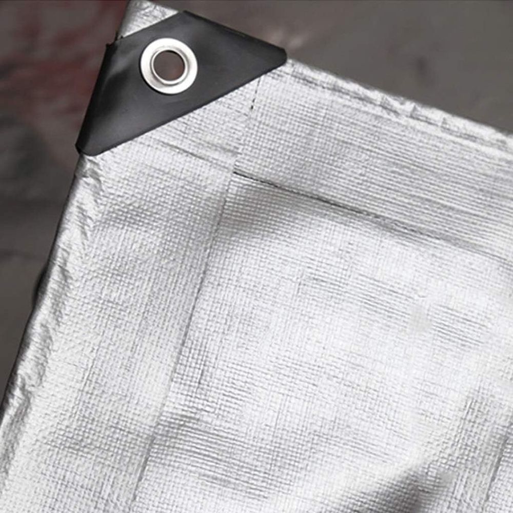 Тент 3х4 от дождя и снега 200г./м2 (серый) тарпаулиновый. Усиленные края.