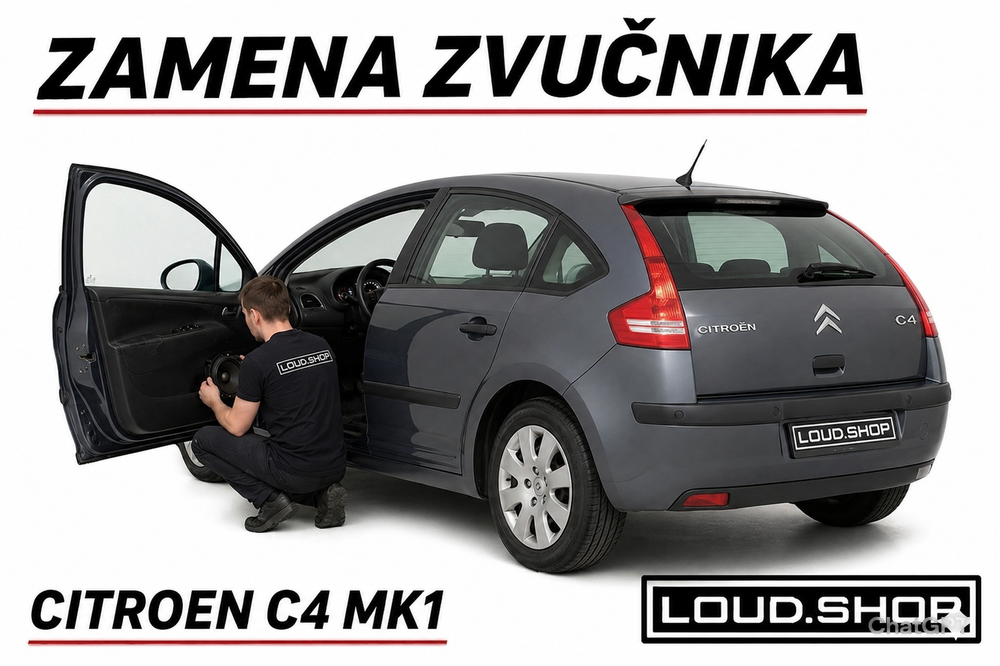 Komplet Zvučnika Citroen C4 MK 1