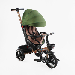 Дитячий триколісний велосипед Best Trike Oscar 6390 PU, складне кермо, з батьківською ручкою